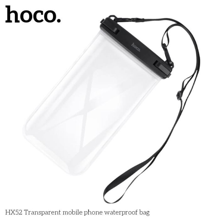 Hoco HX52 Transparent Waterproof Mobile Phone Bag - Saif Al Najmi KwPhone CaseHocoSaif Al Najmi KwHoco HX52 Transparent Waterproof Mobile Phone Bag