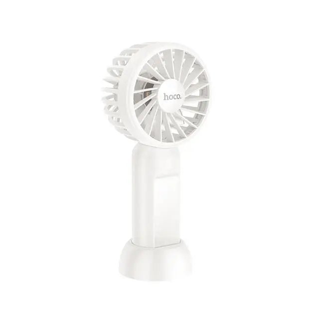 Hoco HX60 Nimble Portable Rechargeable Fan – Compact USB Mini Fan - Saif Al Najmi KwFansHocoSaif Al Najmi KwHoco HX60 Nimble Portable Rechargeable Fan – Compact USB Mini Fan