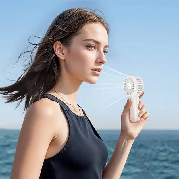 Hoco HX60 Nimble Portable Rechargeable Fan – Compact USB Mini Fan - Saif Al Najmi KwFansHocoSaif Al Najmi KwHoco HX60 Nimble Portable Rechargeable Fan – Compact USB Mini Fan