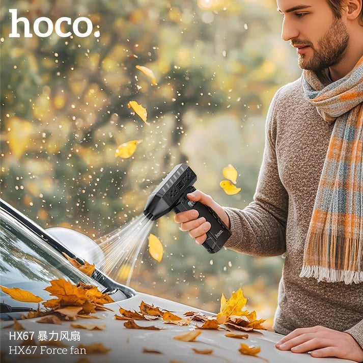Hoco HX67 Ultra - High Speed Portable Fan – 80,000 RPM Turbo Cooling Mini Blower - Saif Al Najmi KwFansHocoSaif Al Najmi KwHoco HX67 Ultra - High Speed Portable Fan – 80,000 RPM Turbo Cooling Mini Blower