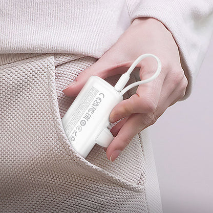 J116 Pro Pocket power bank with cable (5000mAh) - Saif Al Najmi Kw