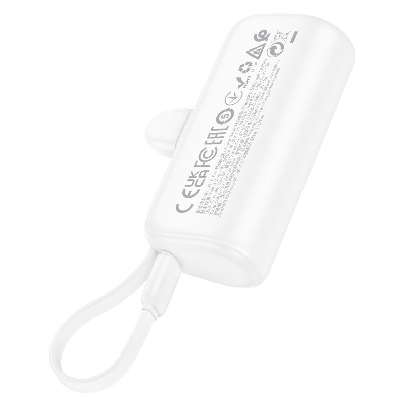 J116 Pro Pocket power bank with cable (5000mAh) - Saif Al Najmi Kw