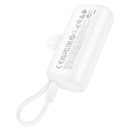 J116 Pro Pocket power bank with cable (5000mAh) - Saif Al Najmi Kw