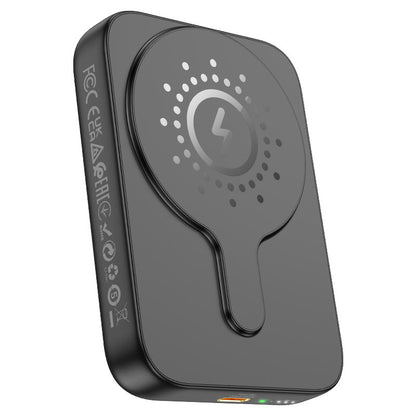 Hoco J117A "Esteem" PD20W Wireless Magnetic Power Bank 10000mAh - Black - Saif Al Najmi Kw