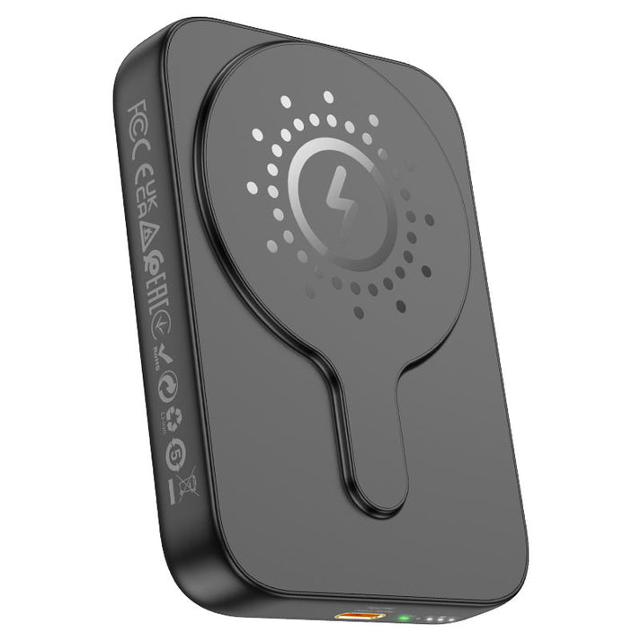 Hoco J117A "Esteem" PD20W Wireless Magnetic Power Bank 10000mAh - Black - Saif Al Najmi Kw