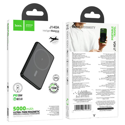 Hoco J140A Tony 5000mAh PD20W Magnetic Power Bank - Saif Al Najmi KwPower BanksHocoSaif Al Najmi KwHoco J140A Tony 5000mAh PD20W Magnetic Power Bank