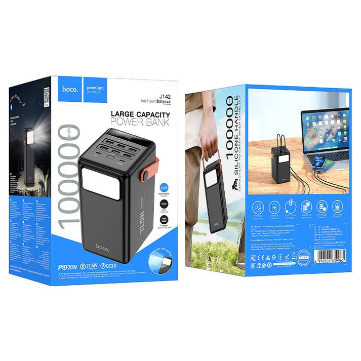 HOCO J142 Surpass 100000mAh Power Bank 22.5W PD20W - Saif Al Najmi KwPOWER STATIONHocoSaif Al Najmi KwHOCO J142 Surpass 100000mAh Power Bank 22.5W PD20W