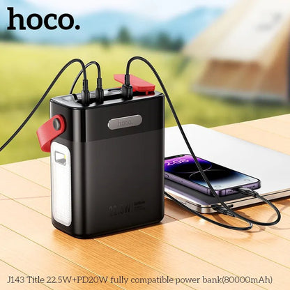 HOCO J143 80000mAh Power Station – 22.5W Fast Charging Power Bank with Desk Lamp & Display - Saif Al Najmi KwPOWER STATIONHocoSaif Al Najmi KwHOCO J143 80000mAh Power Station – 22.5W Fast Charging Power Bank with Desk Lamp & Display - Saif Al Najmi Kw