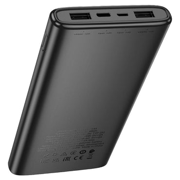 Hoco J144 15000mAh Ultra-Thin Dual USB Power Bank with Digital Display