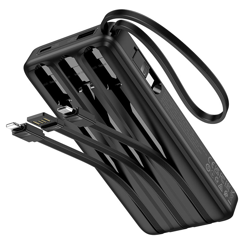 Hoco J146 Night Tide Power Bank – 4 Cables 10000mAh