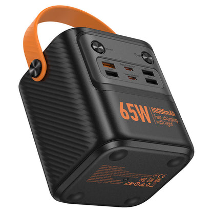 Hoco J152 Pro Tough PD65W 80000mAh Power Bank - Saif Al Najmi KwPOWER STATIONHocoSaif Al Najmi KwHoco J152 Pro Tough PD65W 80000mAh Power Bank