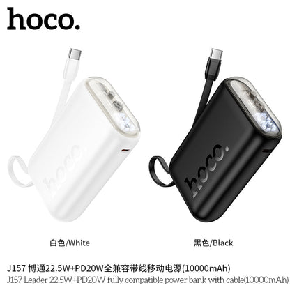 Hoco J157 Leader 22.5W + PD20W Power Bank – 10,000 mAh Fast Charger - Saif Al Najmi KwPower BanksHocoSaif Al Najmi KwWhiteHoco J157 Leader 22.5W + PD20W Power Bank – 10,000 mAh Fast Charger