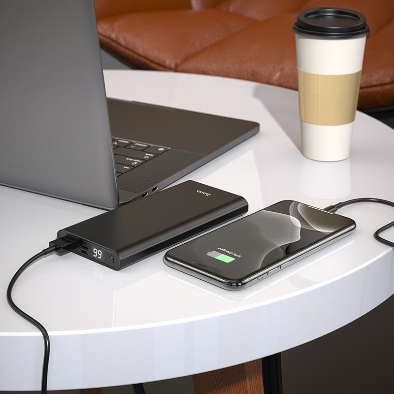 Hoco J68 Resourceful 10000mAh Power Bank – Dual Output | Compact