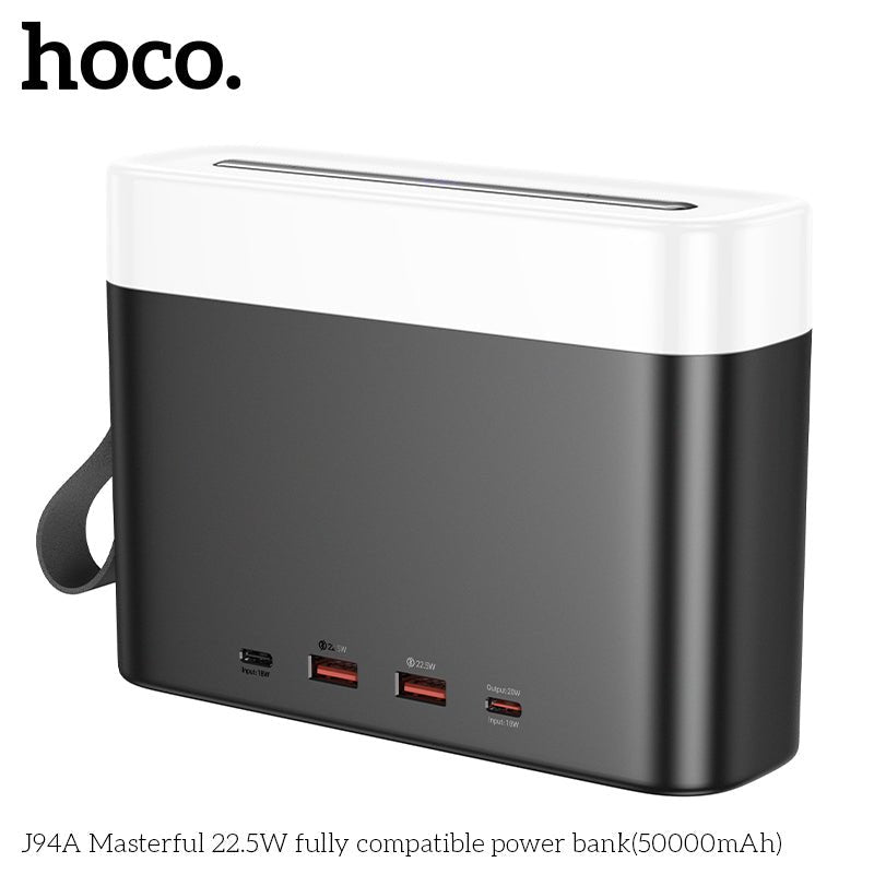 Hoco J94A 22.5W Power Bank (50000mAh) - Saif Al Najmi KwPower BanksHocoSaif Al Najmi KwJ94AHoco J94A 22.5W Power Bank (50000mAh) - Saif Al Najmi Kw