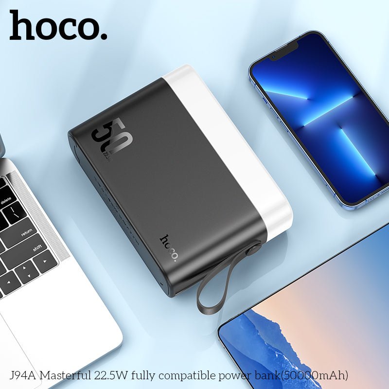 Hoco J94A 22.5W Power Bank (50000mAh) - Saif Al Najmi KwPower BanksHocoSaif Al Najmi KwJ94AHoco J94A 22.5W Power Bank (50000mAh) - Saif Al Najmi Kw