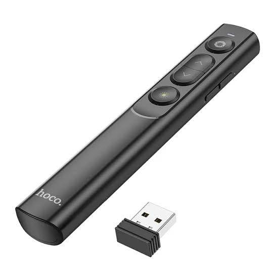 Hoco Laser Pointer GM201 Smart PPT Page Turning Pen - Bluetooth Model - Saif Al Najmi KwPointer penHocoSaif Al Najmi KwHoco Laser Pointer GM201 Smart PPT Page Turning Pen - Bluetooth Model - Saif Al Najmi Kw