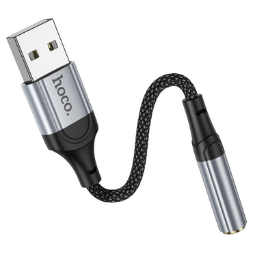 Hoco LS36 Fresh external sound card USB to 3.5 - Saif Al Najmi Kw