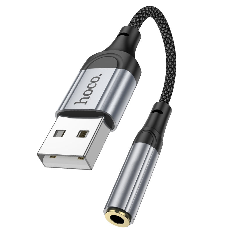 Hoco LS36 Fresh external sound card USB to 3.5 - Saif Al Najmi Kw