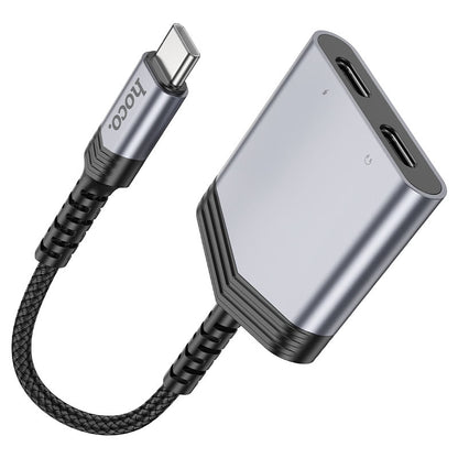 Hoco Adapter Type-C to 2 × Type-C “LS40” audio converter