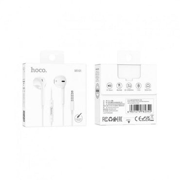 HOCO M101 CRYSTAL JOY WIRED EARPHONES WITH MICROPHONE - WHITE - Saif Al Najmi KwEarphonesHocoSaif Al Najmi KwHOCO M101131347HOCO M101 CRYSTAL JOY WIRED EARPHONES WITH MICROPHONE - WHITE - Saif Al Najmi Kw
