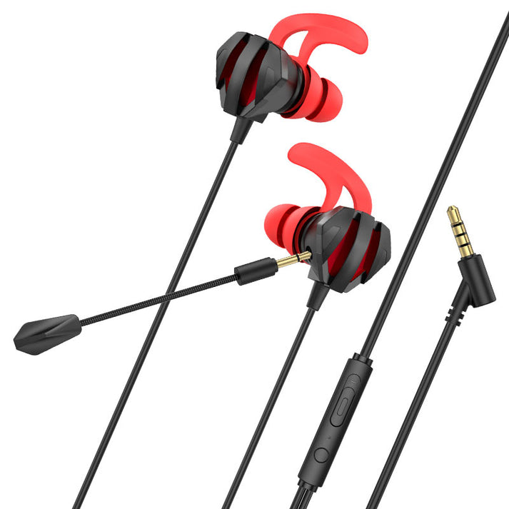 M105 Sharp wire control gaming earphones with microphone - black - Saif Al Najmi Kw