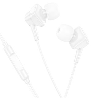 M113 Landy universal digital earphones with microphone Type-C - white - Saif Al Najmi Kw