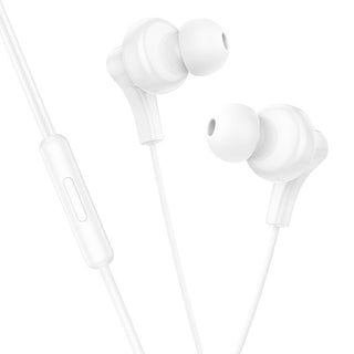 M114 Type-C  Jia universal earphones with microphone - white - Saif Al Najmi Kw