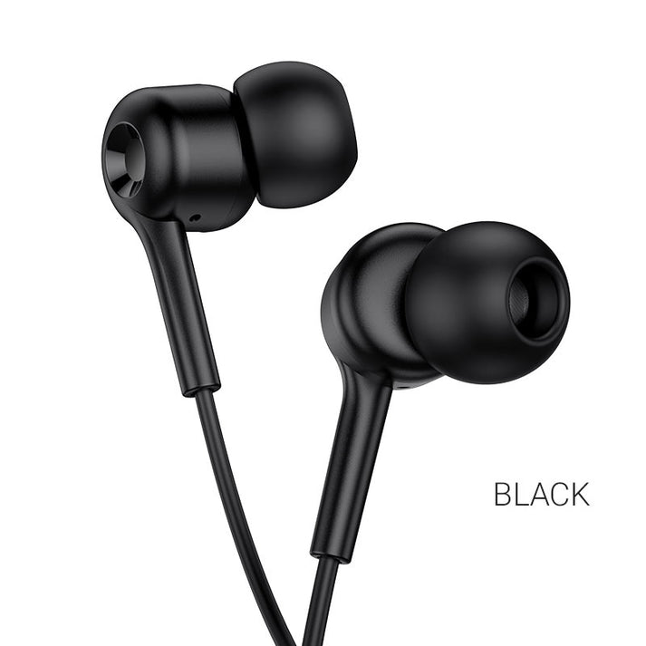 M82 La musique universal earphones with mic - black - Saif Al Najmi Kw