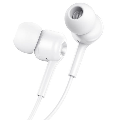 M82 La musique universal earphones with mic - white - Saif Al Najmi Kw