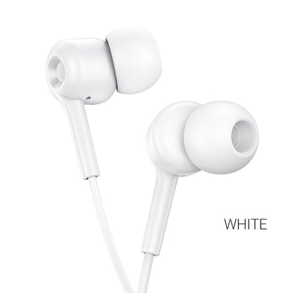 M82 La musique universal earphones with mic - white - Saif Al Najmi Kw