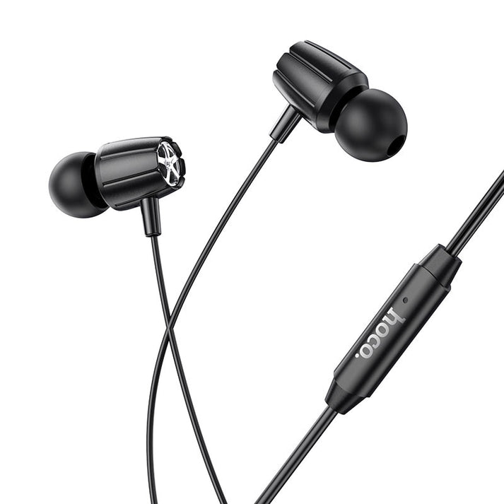 M88 Graceful universal earphones with mic - black - Saif Al Najmi Kw