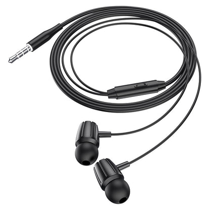 M88 Graceful universal earphones with mic - black - Saif Al Najmi Kw