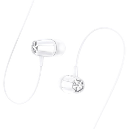M88 Graceful universal earphones with mic - white - Saif Al Najmi Kw