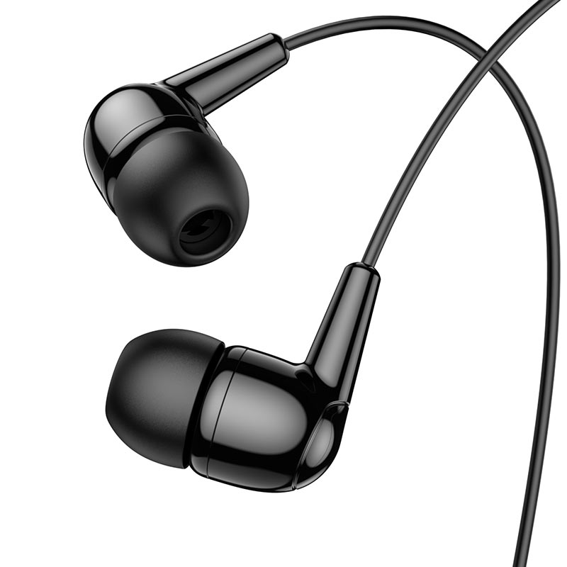 M97 Enjoy universal earphones with mic - black - Saif Al Najmi Kw