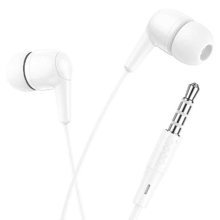 M97 Enjoy universal earphones with mic - white - Saif Al Najmi Kw