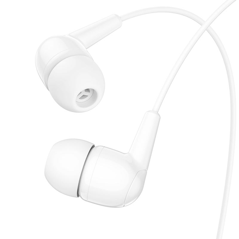 M97 Enjoy universal earphones with mic - white - Saif Al Najmi Kw