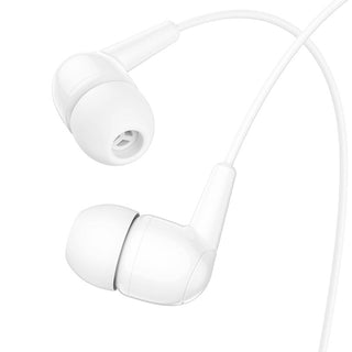 M97 Enjoy universal earphones with mic - white - Saif Al Najmi Kw