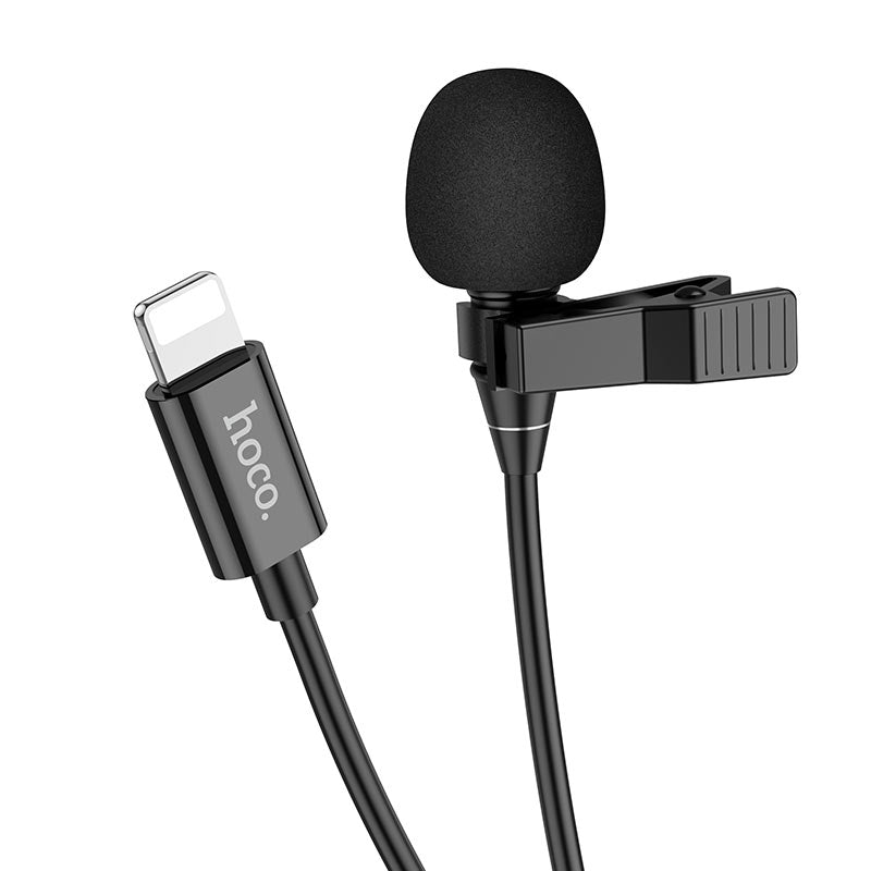 Hoco Microphone L14 lavalier for Lightning Black - Saif Al Najmi KwMicrophonesHocoSaif Al Najmi KwHOCO L14 IPHONE130792Hoco Microphone L14 lavalier for Lightning Black - Saif Al Najmi Kw