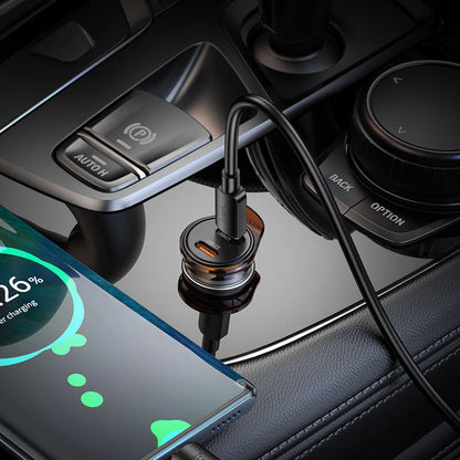 HOCO NZ16B Rigorous 45W Fast Car Charger Cable Set - Saif Al Najmi KwCar ChargersHocoSaif Al Najmi KwHOCO NZ16B Rigorous 45W Fast Car Charger Cable Set