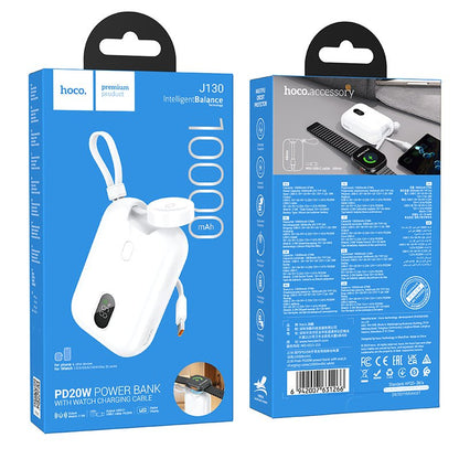 HOCO POWER BANK J130 FAST CHARGE 10000MAH PD TYPE - C 20W AND USB - A 18W QC WITH DIGITAL LED DISPLAY - Saif Al Najmi KwPower BanksHocoSaif Al Najmi KwHOCO POWER BANK J130 FAST CHARGE 10000MAH PD TYPE - C 20W AND USB - A 18W QC WITH DIGITAL LED DISPLAY - Saif Al Najmi Kw