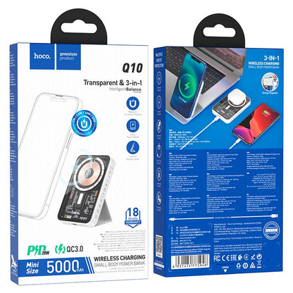 Hoco Power bank Q10 magnetic wireless charging 5000mAh - Saif Al Najmi Kw