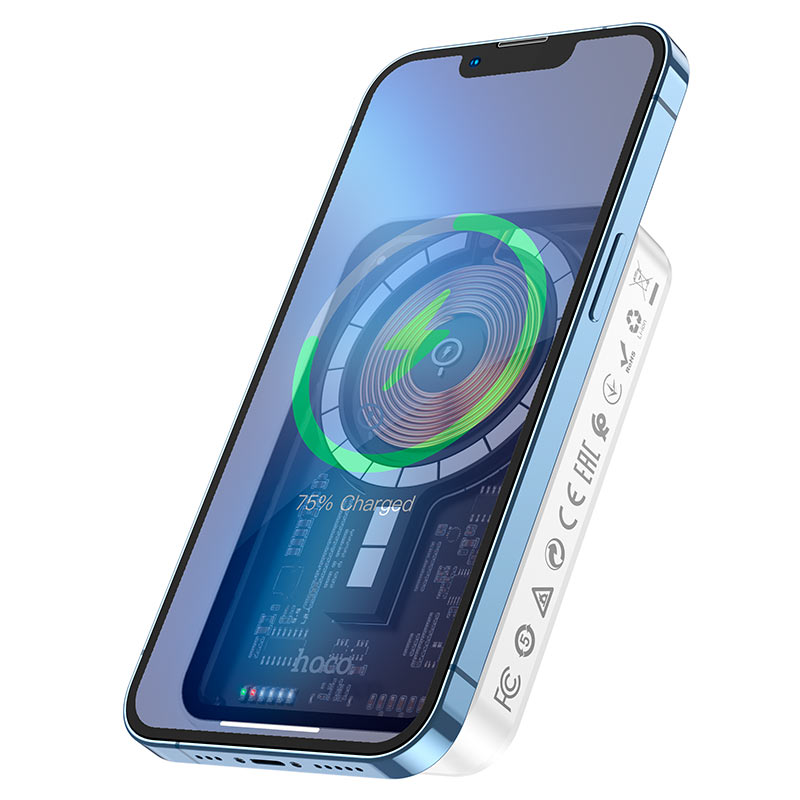 Hoco Power bank Q10 magnetic wireless charging 5000mAh - Saif Al Najmi Kw