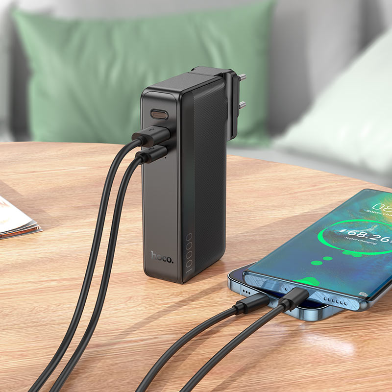 HOCO Power bank 22.5W 10000mAh EU / US plug- “Q16 Friendly”