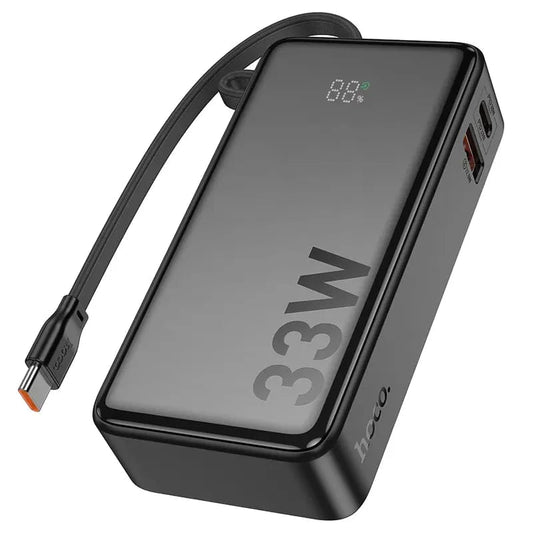 Hoco Q27A 33W 10000mAh Power Bank - High - Speed Charging - Saif Al Najmi KwPower BanksHocoSaif Al Najmi KwBlackHoco Q27A 33W 10000mAh Power Bank - High - Speed Charging - Saif Al Najmi Kw