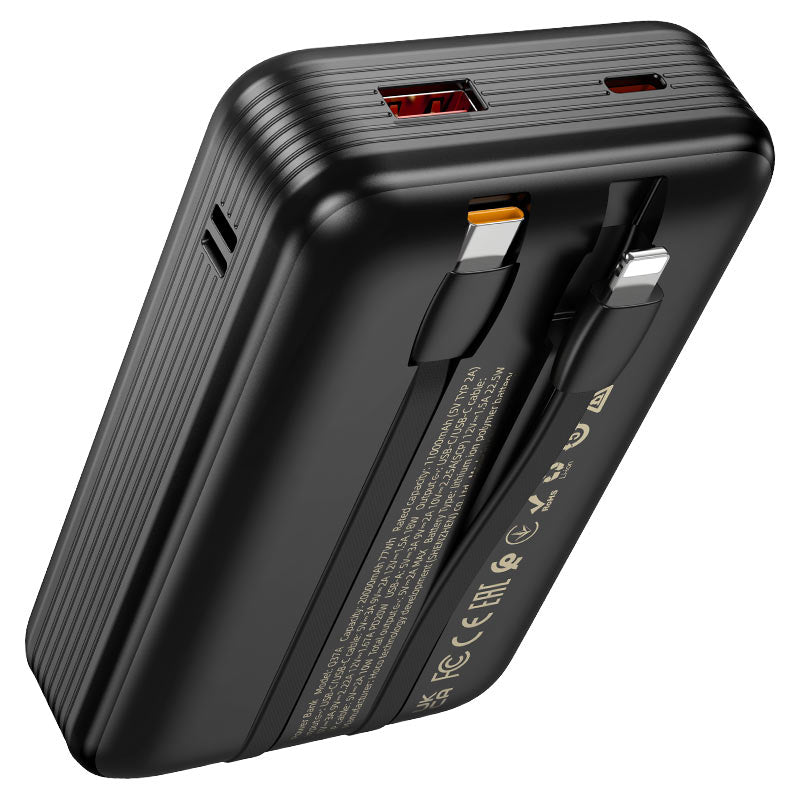 HOCO Q37A Graceful 20000mAh 22.5W PD20W Fast Power Bank - Saif Al Najmi KwPower BanksHocoSaif Al Najmi KwHOCO Q37A Graceful 20000mAh 22.5W PD20W Fast Power Bank