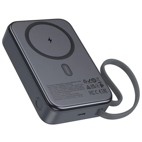 HOCO Q44A 20000mAh 45W Magnetic Wireless Power Bank - Saif Al Najmi KwWireless Power BanksHocoSaif Al Najmi KwHOCO Q44A 20000mAh 45W Magnetic Wireless Power Bank