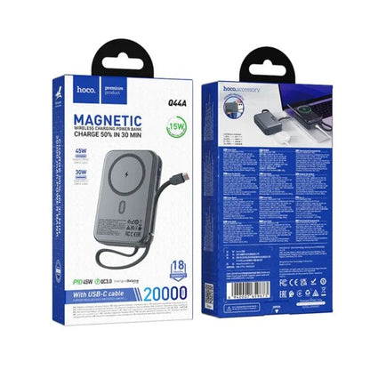 HOCO Q44A 20000mAh 45W Magnetic Wireless Power Bank - Saif Al Najmi KwWireless Power BanksHocoSaif Al Najmi KwHOCO Q44A 20000mAh 45W Magnetic Wireless Power Bank