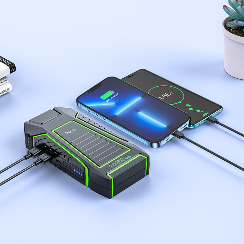 Hoco Power bank “QS1 Spring” jump starter 10000mAh - Saif Al Najmi Kw