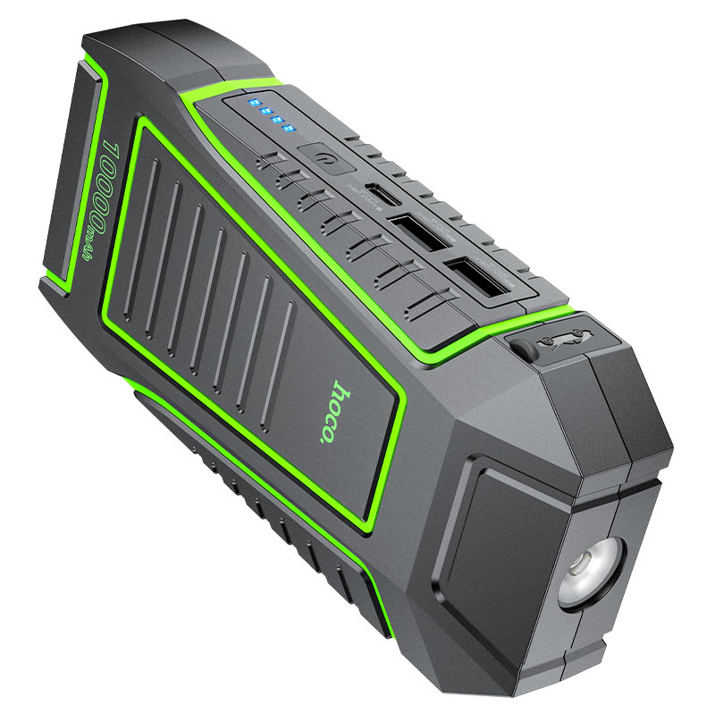 Hoco Power bank “QS1 Spring” jump starter 10000mAh - Saif Al Najmi Kw