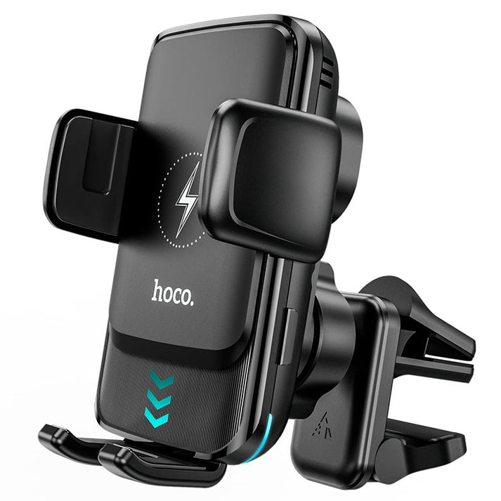 Hoco S35 15W Wireless Car Charger – Smart Alignment Air Vent Mount - Saif Al Najmi KwCar ChargersHocoSaif Al Najmi KwS35-HOCOHoco S35 15W Wireless Car Charger – Smart Alignment Air Vent Mount